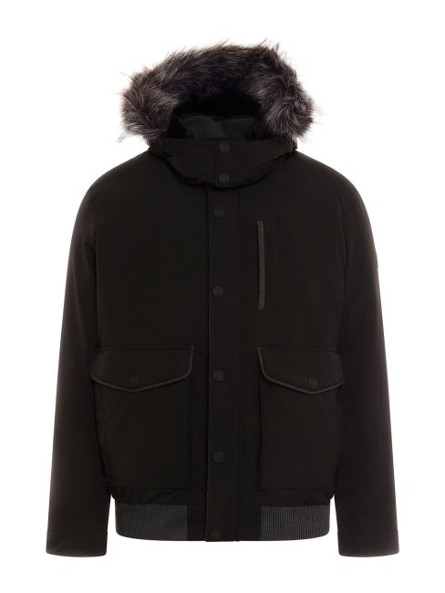 Véritable Doudoune Noire Deviner