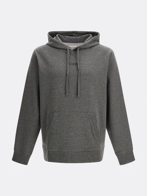 Sweat à Capuche Logo Guess Gris
