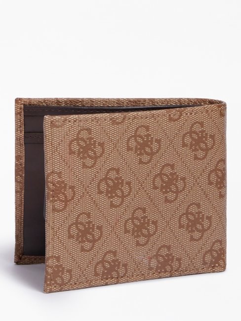 Portefeuille Guess Marron Logo Vezzola 4g