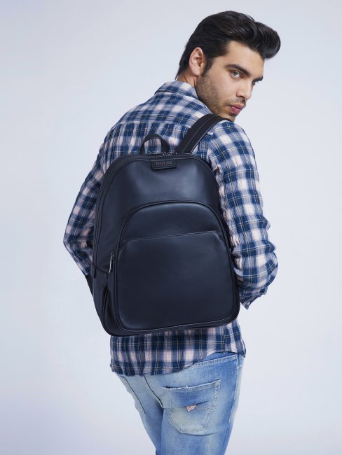 Scala Sac à Dos à Poche Avant Noir Guess