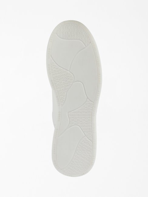 Baskets Montantes à Logo Guess Vibo Blanches