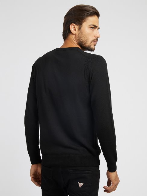 Pull Col Rond Guess Noir