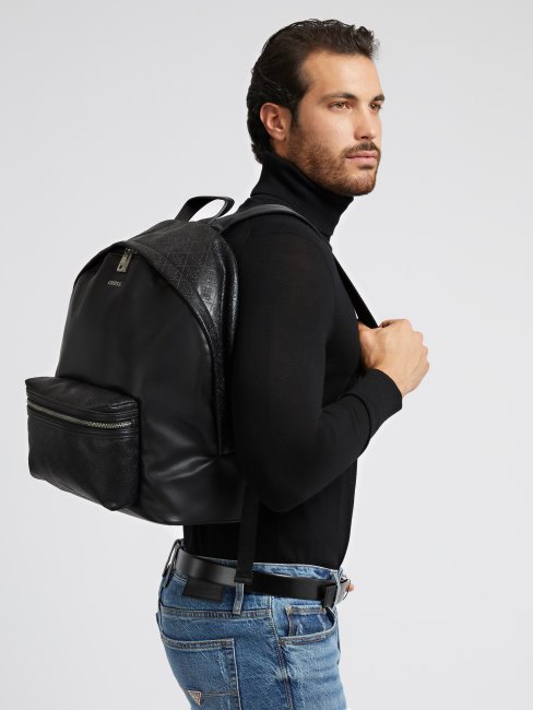 Escape 4g Logo Sac à Dos Noir Guess