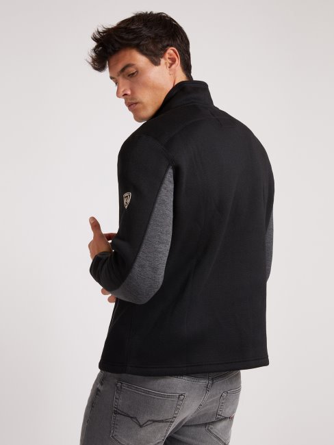 Sweat Zippé Noir Guess