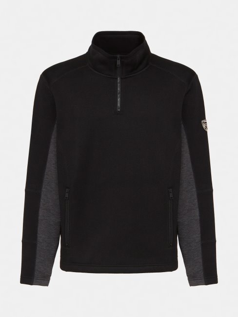 Sweat Zippé Noir Guess