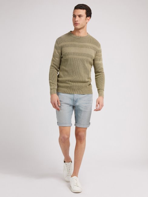 Pull Rayé Vert Guess