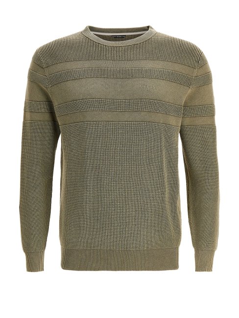 Pull Rayé Vert Guess