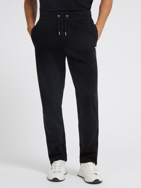 Pantalon Jogger Suédine Guess Noir