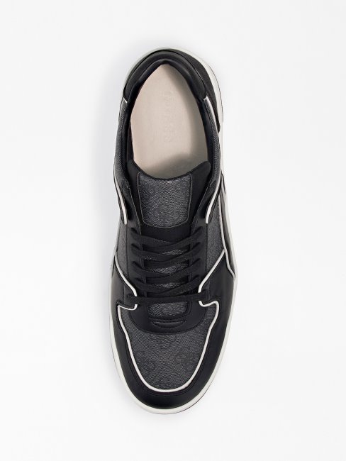 Guess Baskets Basses à Logo Vicenza 4g Noires