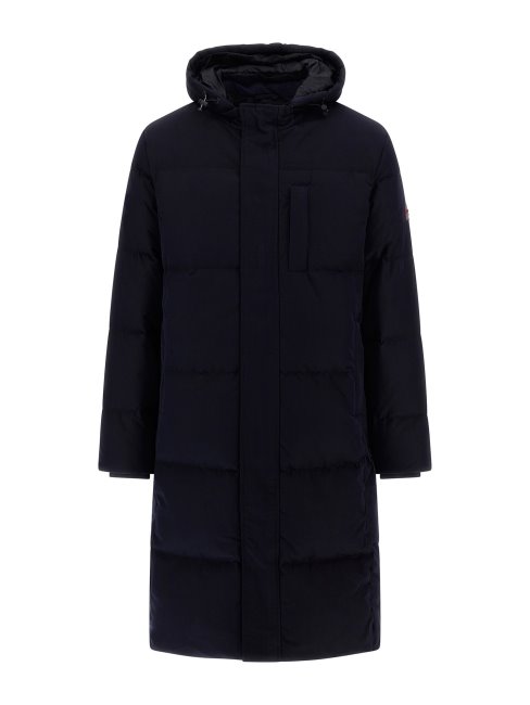 Guess Bleu Doudoune Longue En Couette Véritable