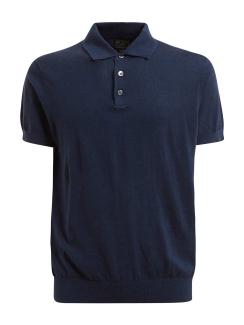 Polo Bleu Pull Guess