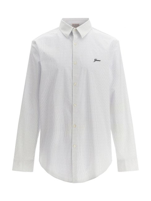 Guess Chemise Coupe Classique Blanc