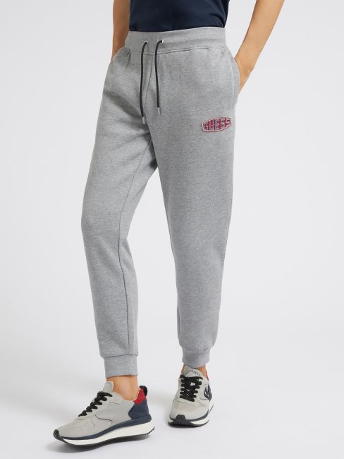 Pantalon De Jogging Gris à Patch Logo Guess