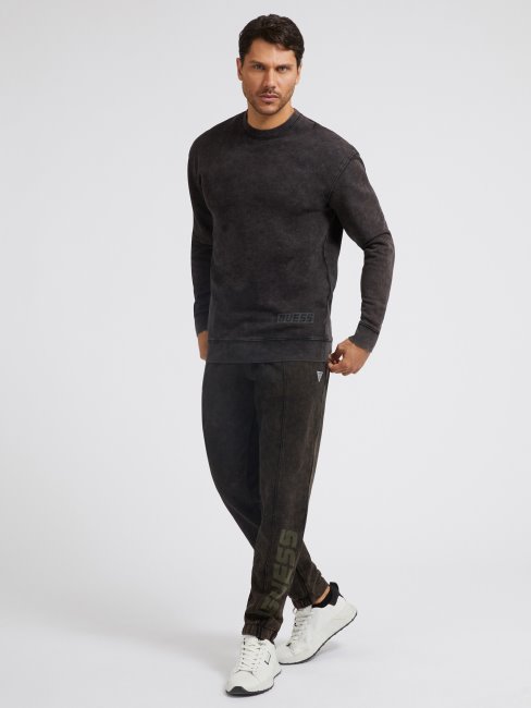 Sweat Effet Délavé Guess Noir