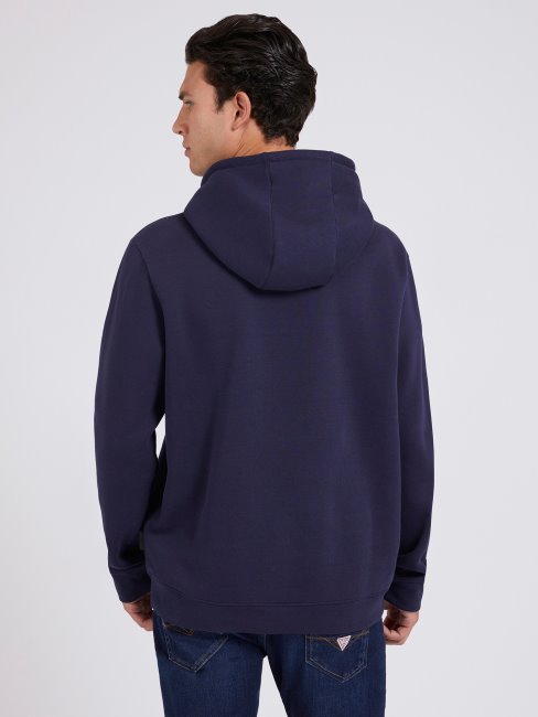 Sweat Bleu Guess à Patch Devant