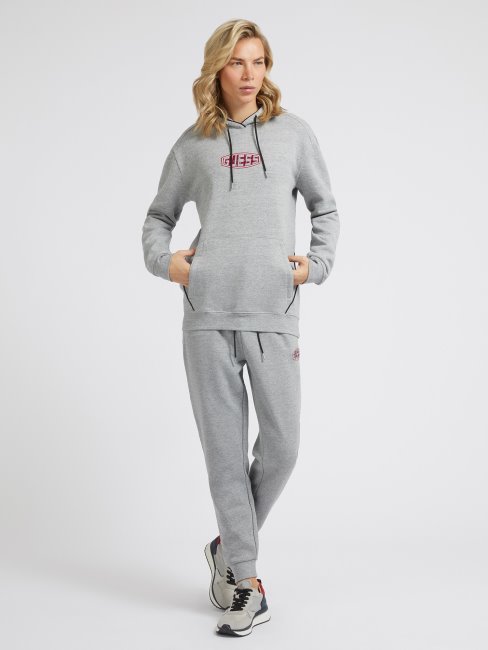Sweat Gris à Logo Sur Le Devant Guess