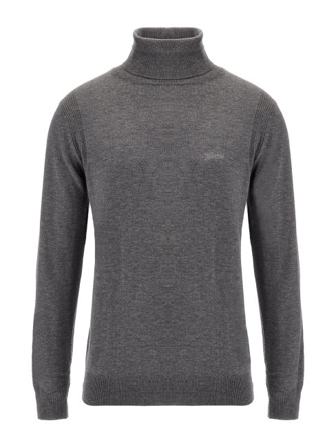 Guess Pull Col Roulé Gris