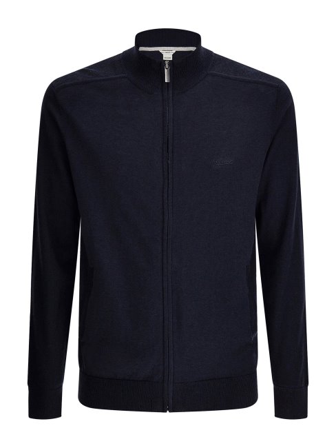 Cardigan Guess Bleu à Fermeture Zippée