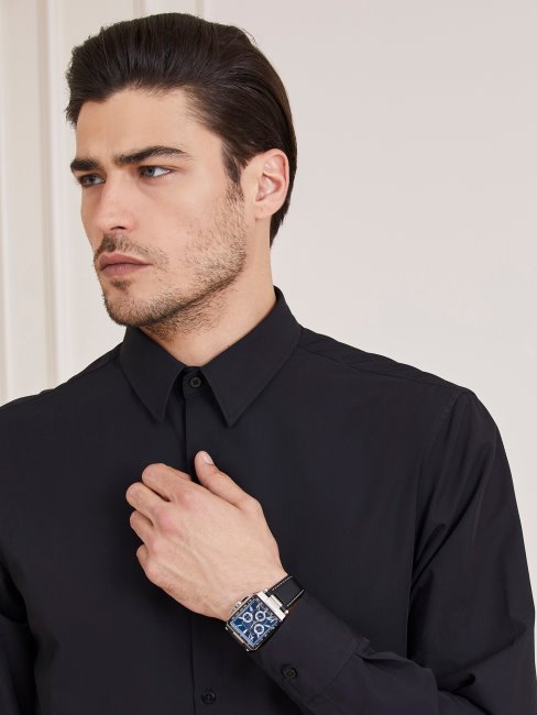 Chemise Noire Guess Marciano Coupe Slim
