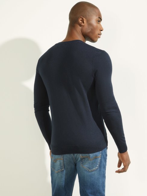Pull Col Rond Bleu Guess