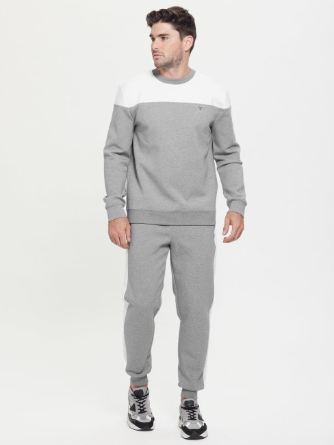 Sweat Logo Deux Scuba Gris Guess