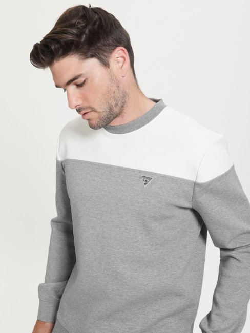 Sweat Logo Deux Scuba Gris Guess