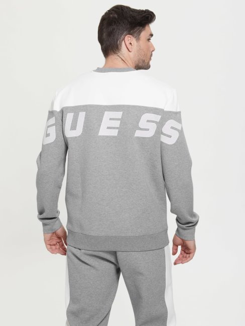 Sweat Logo Deux Scuba Gris Guess