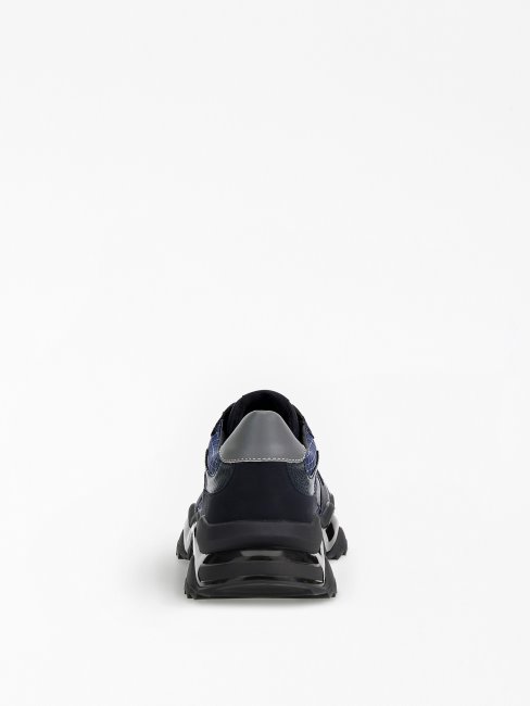 Chaussures De Running Massa En Nylon Technique Bleu Guess