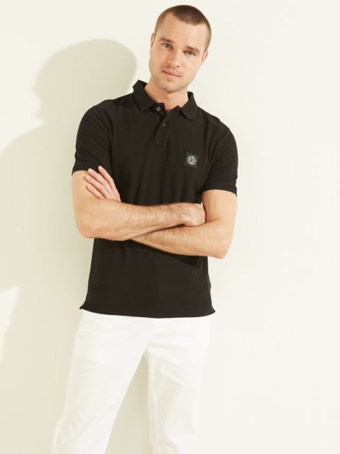 Polo Logo Guess Noir