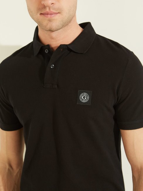Polo Logo Guess Noir