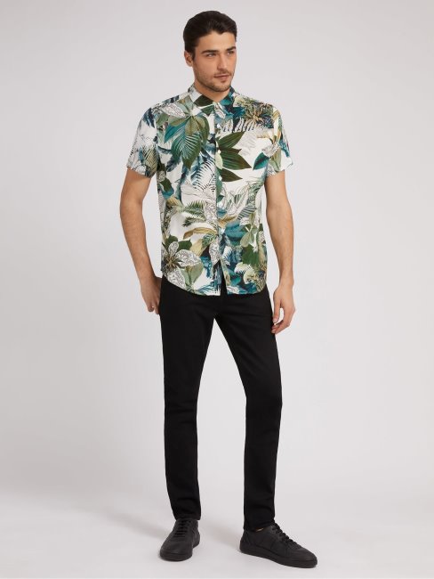 Chemise à Imprimé Fantaisie Florale Guess All Over