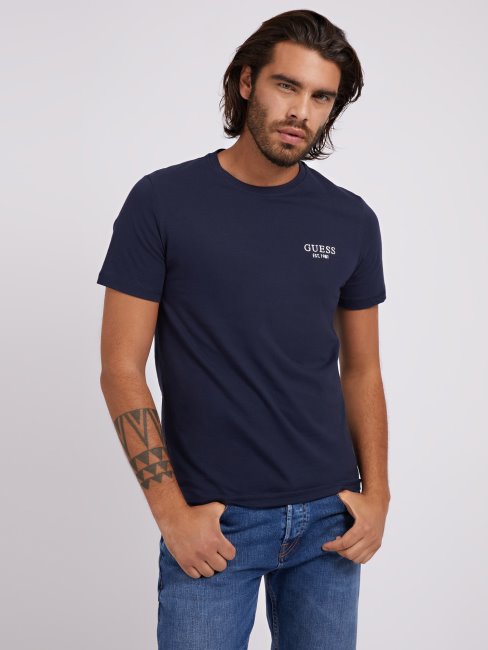 T-shirt Imprimé Guess Bleu