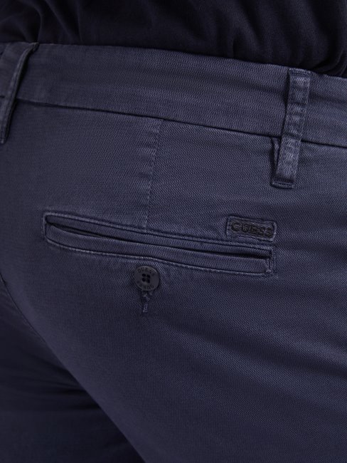 Pantalon Bleu Coupe Skinny Guess