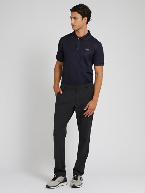 Pantalon Chino Regular Fit Noir Guess