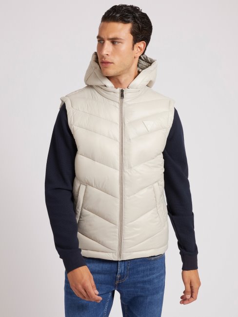 Gilet Matelassé Regular Fit Guess Gris