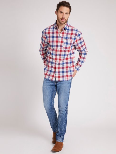 Nuisette Guess Macro Chèque Rouge Multi