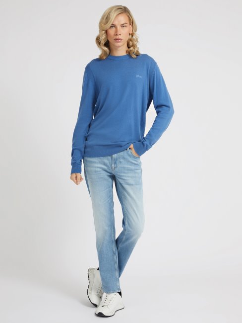 Pull Col Rond Bleu Guess