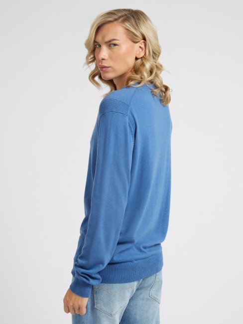 Pull Col Rond Bleu Guess