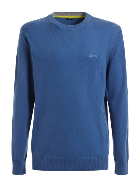 Pull Col Rond Bleu Guess