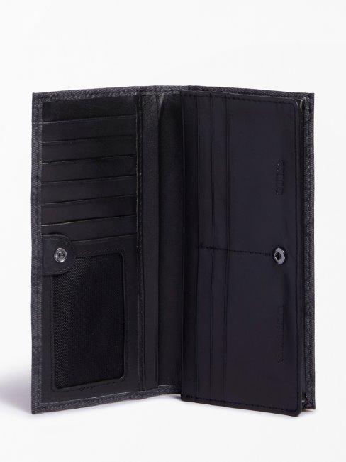 Portefeuille Long Logo Vezzola 4g Guess Noir