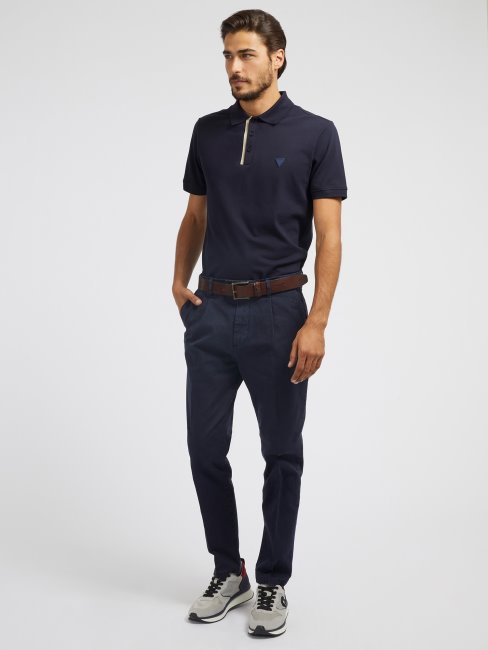 Polo Bleu Classique Guess