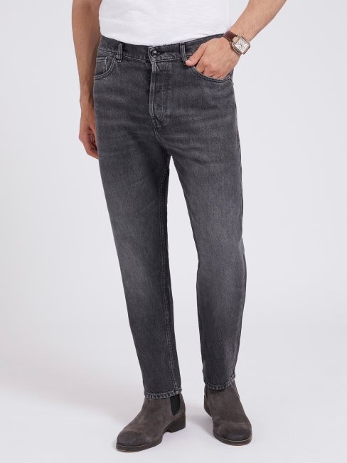 Guess Pantalon Denim Coupe Décontractée Noir