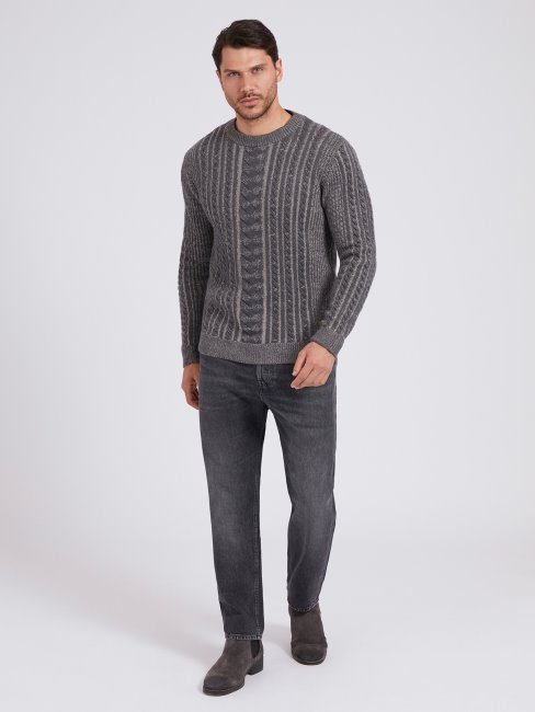 Guess Pantalon Denim Coupe Décontractée Noir