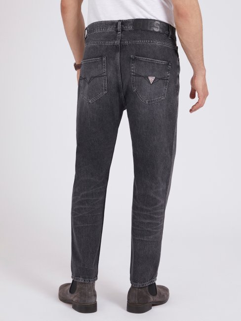 Guess Pantalon Denim Coupe Décontractée Noir