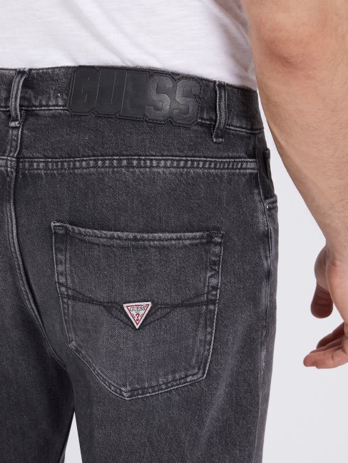 Guess Pantalon Denim Coupe Décontractée Noir
