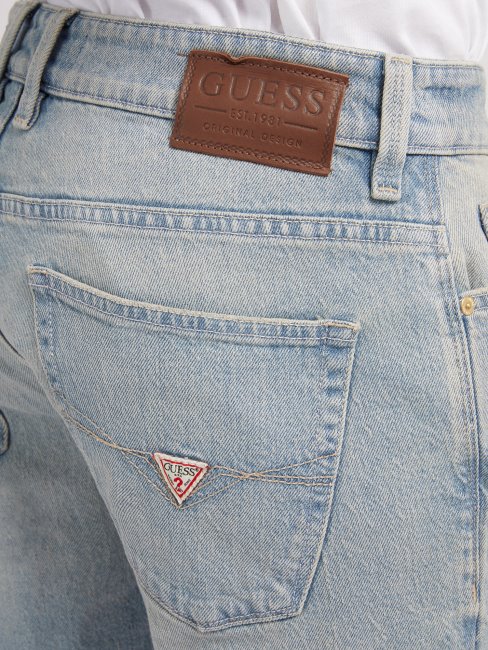 Short En Jean Coupe Slim Bleu Guess