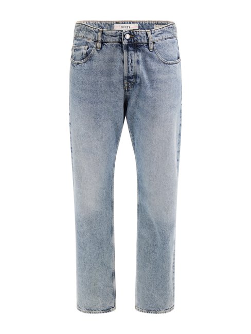 Pantalon Denim Coupe Regular Bleu Guess