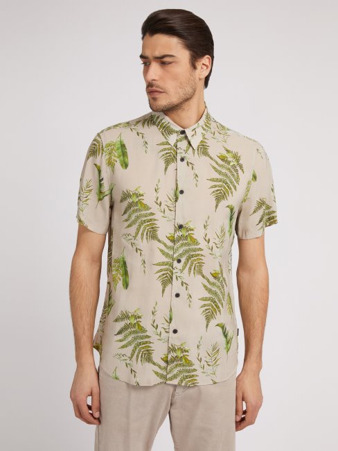 Chemise Imprimé All Over Guess Blanc Multi