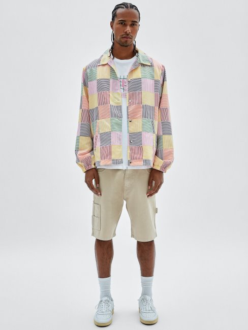 Veste Imprimée Guess All Over Blanc Multi