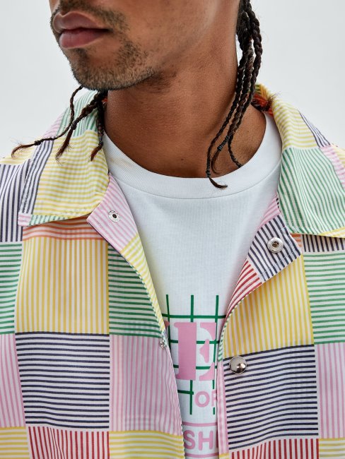 Veste Imprimée Guess All Over Blanc Multi